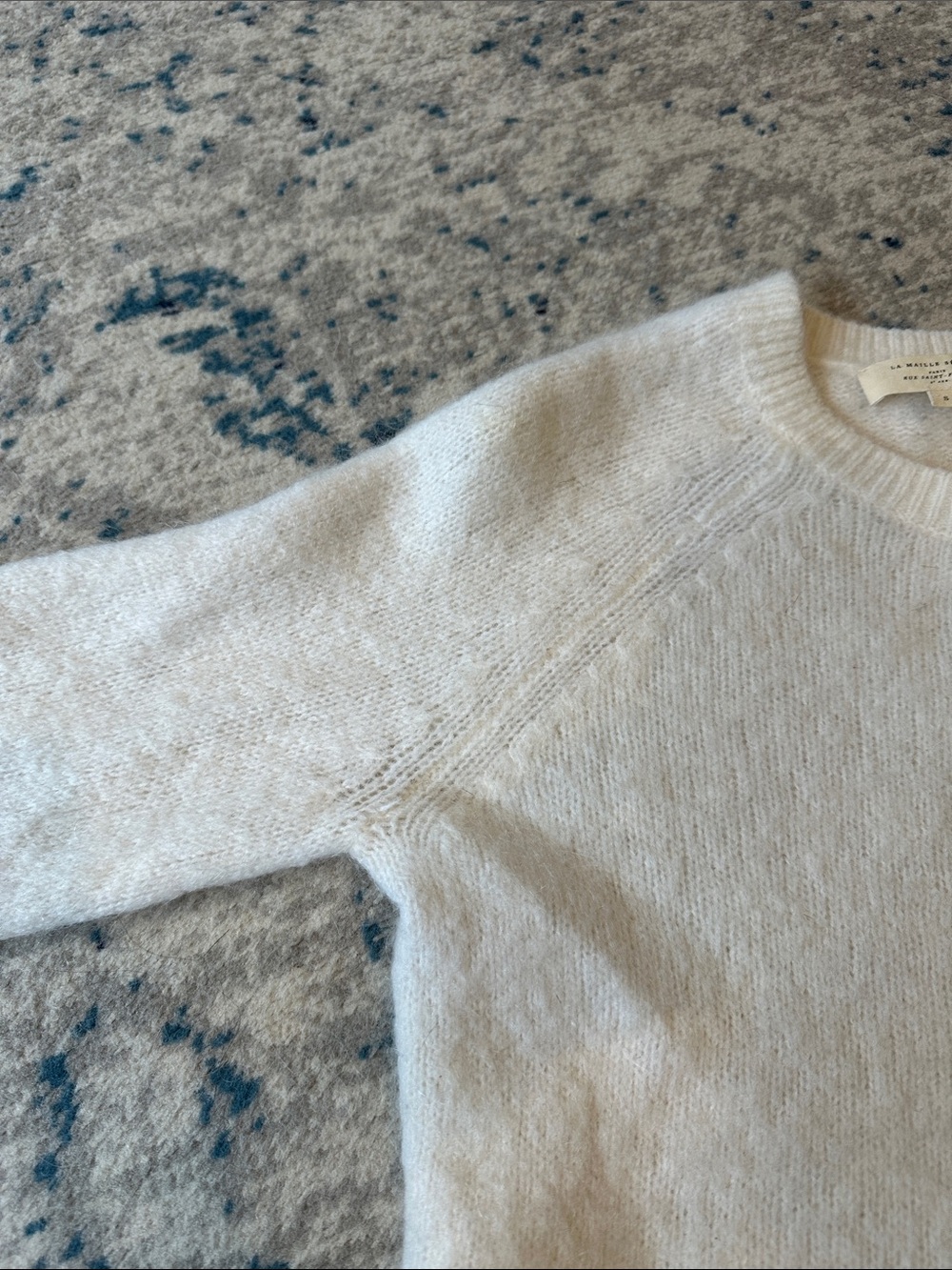 Sezane Melanie Jumper sweater Ecru, Small - Picture 6 of 14